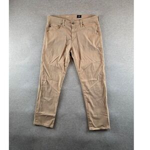 Adriano Goldschmied AG-ED The Tellis‎ Modern Slim Jeans Mens 34x32 Beige Denim